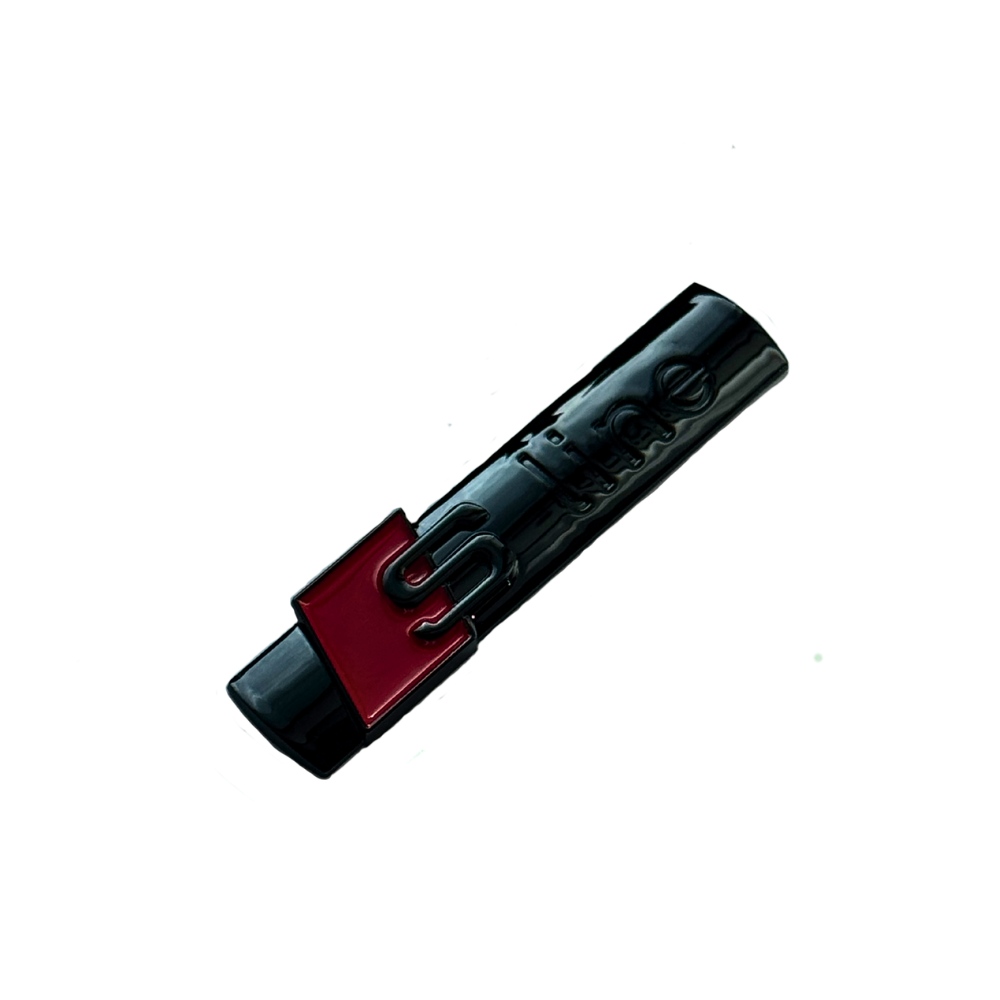 Emblema Audi Aripa "S-Line" - Negru Lucios