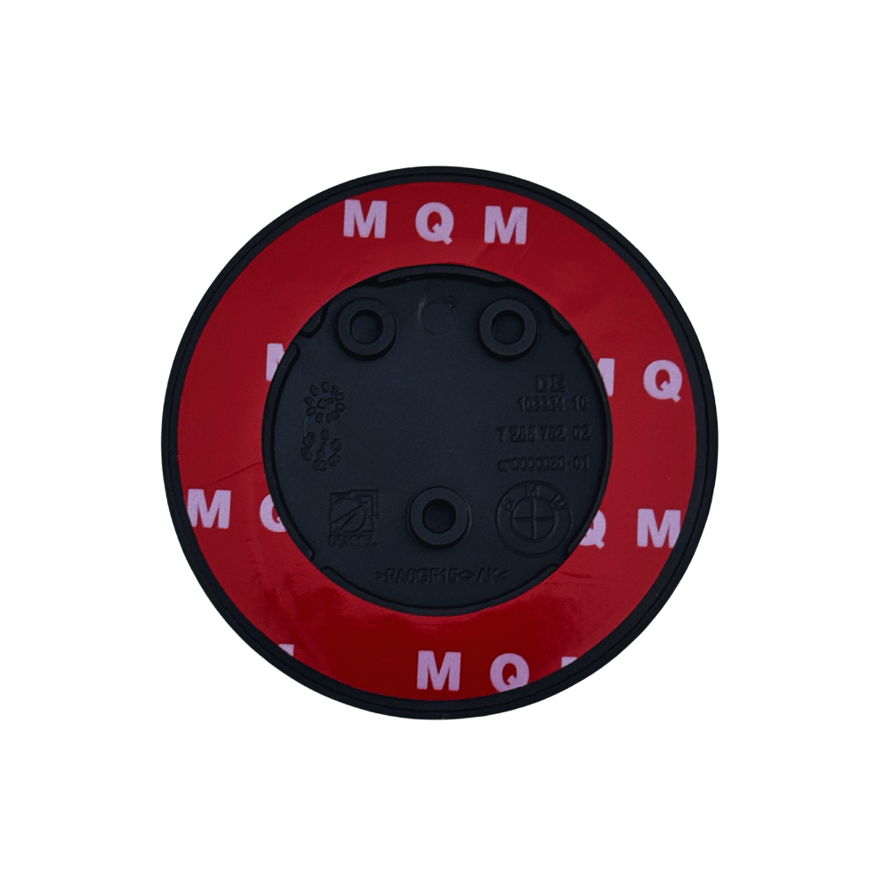 Emblema BMW Capota (82mm) - Negru cu Alb