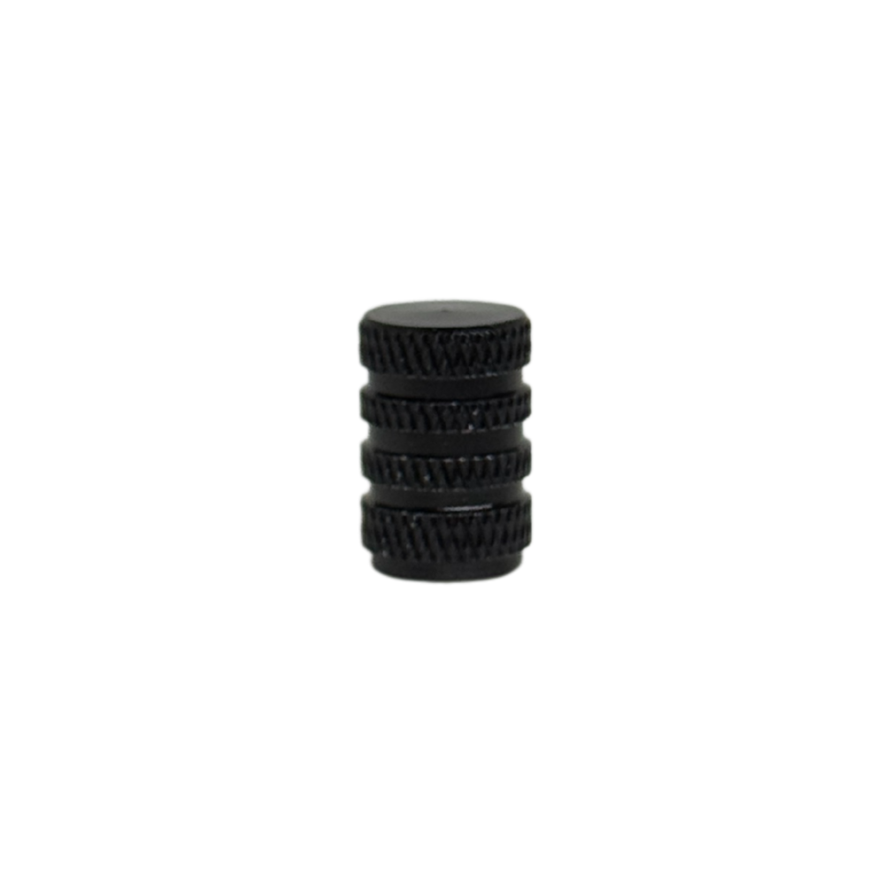 Set 4 Capace Valvă Roți Auto – Universale, ABS Negru