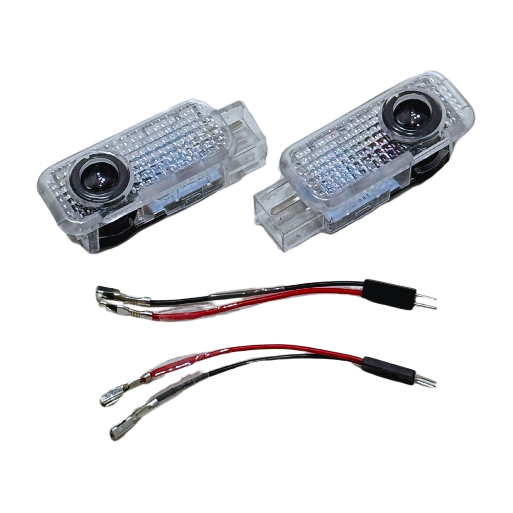 Set 2 Proiectoare Portiera LED Logo Audi S-Line A3, A4, A5, A6, A7, A8
