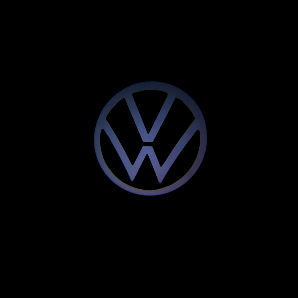 Set 2 Proiectoare Portiera LED Logo VW Passat, Golf, CC