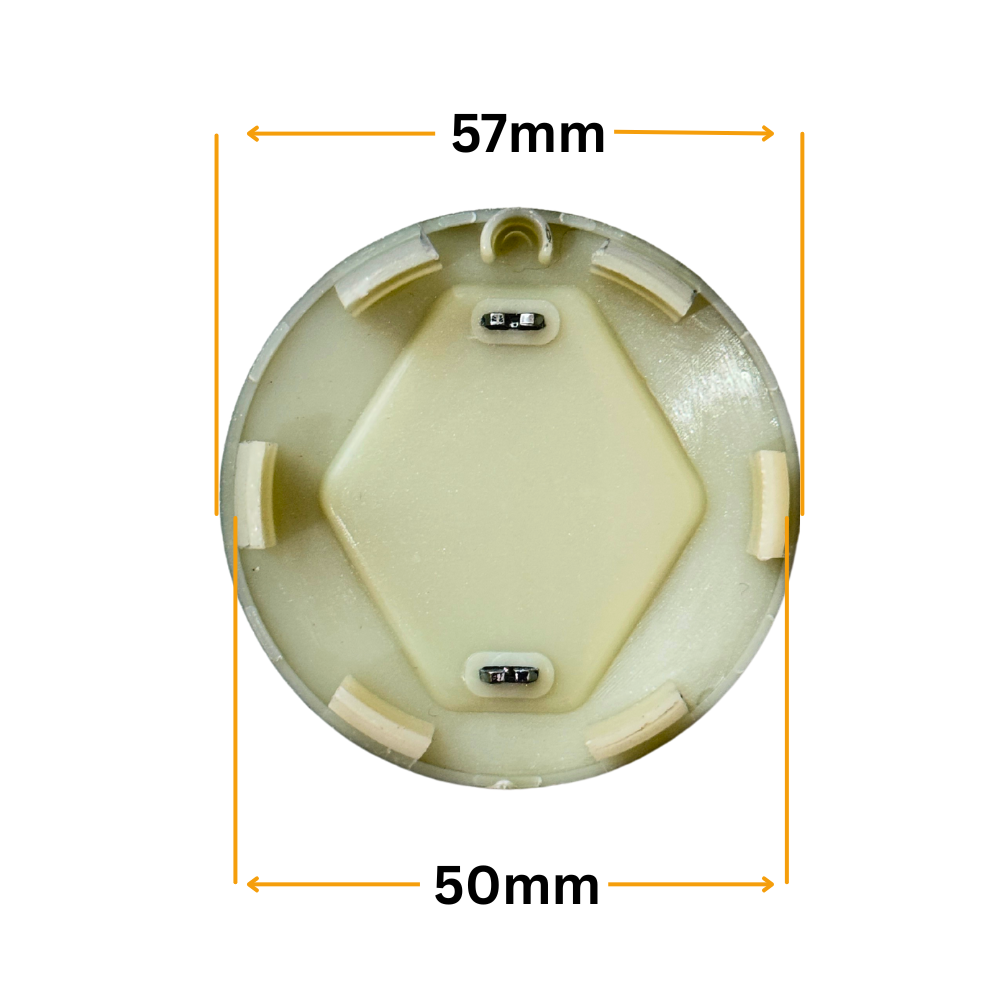 Set 4 Capace Jante Renault Gri